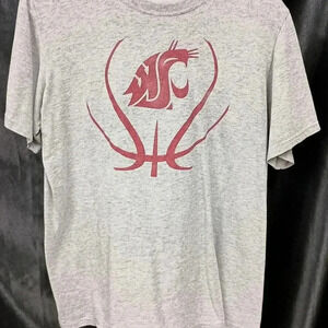 Gray crew neck extra large women's Washington State University t-shirt